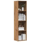 Casa si Gradina - Mobilier - Biblioteci si rafturi - Biblioteci - Biblioteca, stejar artizanal, 36x30x143 cm, lemn prelucrat - Infinity.ro