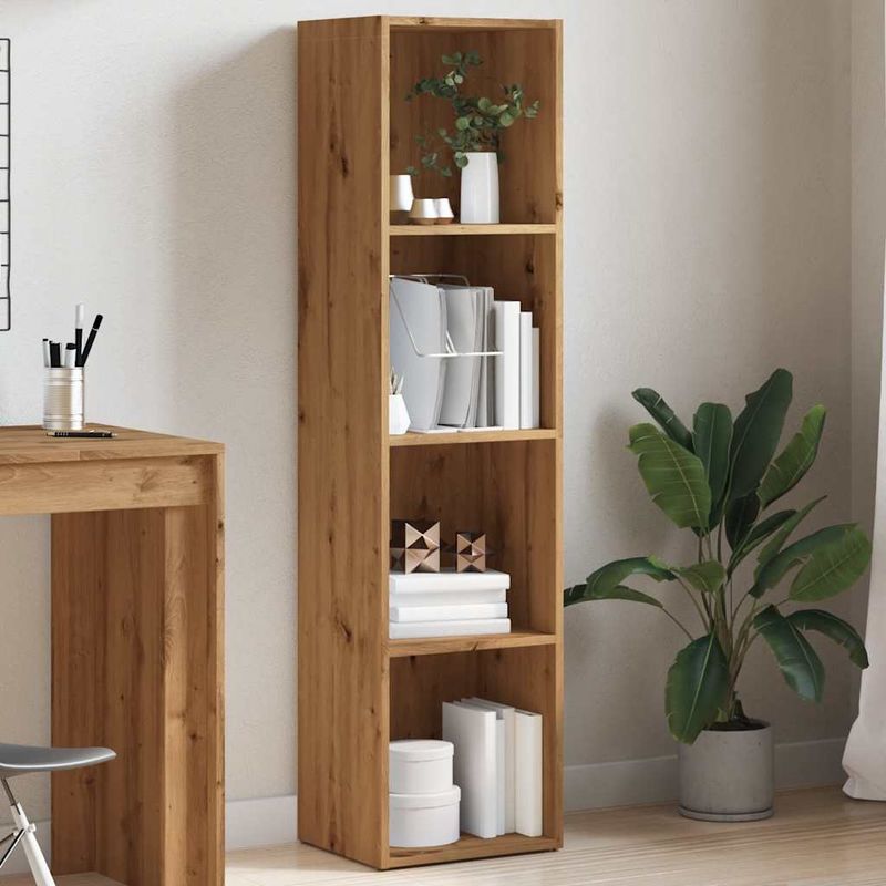 Casa si Gradina - Mobilier - Biblioteci si rafturi - Biblioteci - Biblioteca, stejar artizanal, 36x30x143 cm, lemn prelucrat - Infinity.ro
