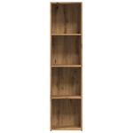 Casa si Gradina - Mobilier - Biblioteci si rafturi - Biblioteci - Biblioteca, stejar artizanal, 36x30x143 cm, lemn prelucrat - Infinity.ro