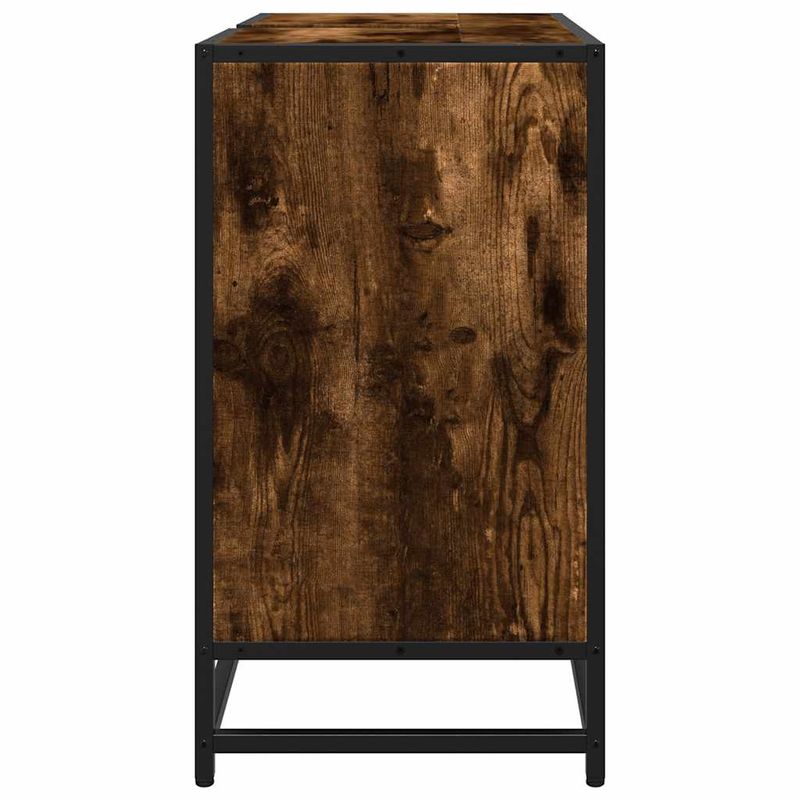 Casa si Gradina - Mobilier - Mobilier baie - Comode baie - Dulap pentru chiuveta de baie stejar afumat 65x33x60 cm lemn - Infinity.ro