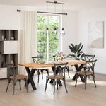 Casa si Gradina - Mobilier - Feronerie si accesorii mobila - Picioare pentru masa in forma X 3 buc Negru 70x(72-73) cm Otel - Infinity.ro