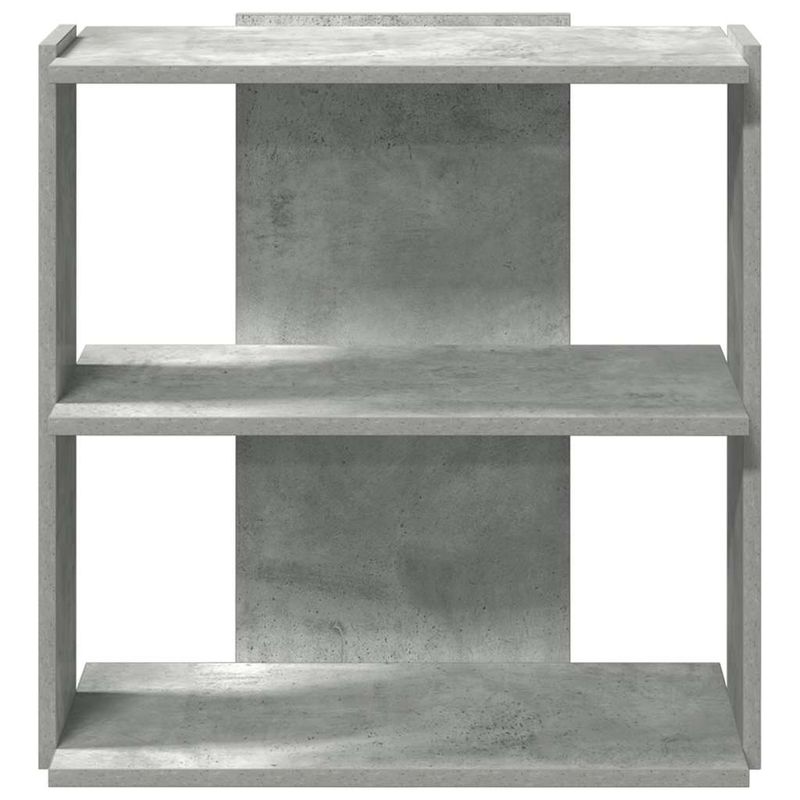 Casa si Gradina - Mobilier - Biblioteci si rafturi - Biblioteci - Biblioteca cu 3 niveluri gri beton 60x30x60 cm lemn - Infinity.ro