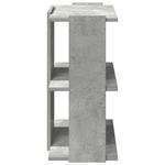 Casa si Gradina - Mobilier - Biblioteci si rafturi - Biblioteci - Biblioteca cu 3 niveluri gri beton 60x30x60 cm lemn - Infinity.ro