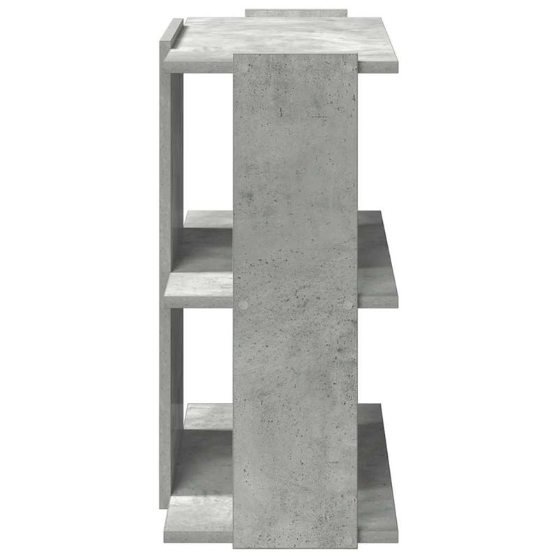 Casa si Gradina - Mobilier - Biblioteci si rafturi - Biblioteci - Biblioteca cu 3 niveluri gri beton 60x30x60 cm lemn - Infinity.ro