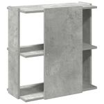 Casa si Gradina - Mobilier - Biblioteci si rafturi - Biblioteci - Biblioteca cu 3 niveluri gri beton 60x30x60 cm lemn - Infinity.ro