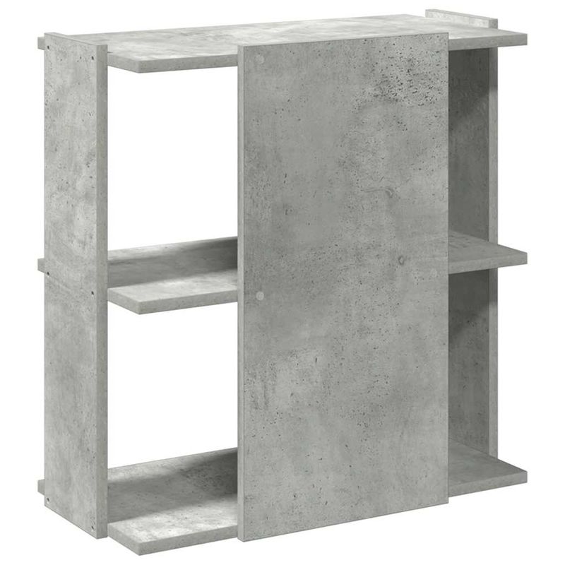 Casa si Gradina - Mobilier - Biblioteci si rafturi - Biblioteci - Biblioteca cu 3 niveluri gri beton 60x30x60 cm lemn - Infinity.ro