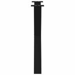 Casa si Gradina - Mobilier - Feronerie si accesorii mobila - Picioare pentru masa in forma X 3 buc Negru 70x(72-73) cm Otel - Infinity.ro