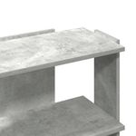 Casa si Gradina - Mobilier - Biblioteci si rafturi - Biblioteci - Biblioteca cu 3 niveluri gri beton 60x30x60 cm lemn - Infinity.ro