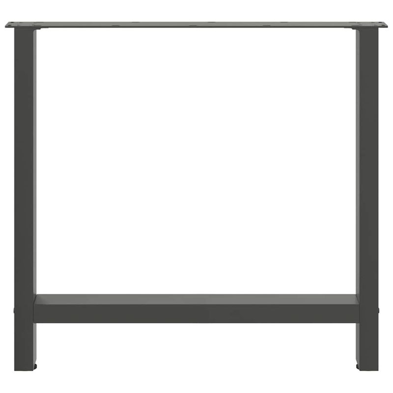 Casa si Gradina - Mobilier - Feronerie si accesorii mobila - Picioare masuta de cafea Antracit 2 buc 70x(72-73) cm Otel - Infinity.ro
