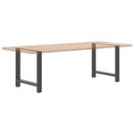 Casa si Gradina - Mobilier - Feronerie si accesorii mobila - Picioare masuta de cafea Antracit 2 buc 70x(72-73) cm Otel - Infinity.ro