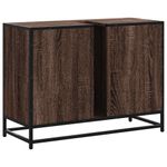 Casa si Gradina - Mobilier - Mobilier baie - Comode baie - Dulap chiuveta de baie, stejar maro, 80x33x60 cm, lemn compozit - Infinity.ro