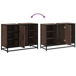 Casa si Gradina - Mobilier - Mobilier baie - Comode baie - Dulap chiuveta de baie, stejar maro, 80x33x60 cm, lemn compozit - Infinity.ro