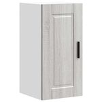 Casa si Gradina - Mobilier - Comode si corpuri - Corpuri bucatarie - Dulap de bucatarie "Porto" din lemn prelucrat Sonoma gri, model 1x dulap de perete (1 ușă), mărime 30x31x60 cm - Infinity.ro
