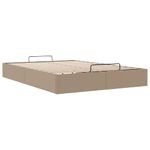 Casa si Gradina - Mobilier - Paturi si accesorii - Paturi - Cadru de pat otoman fara saltea Cappucino piele artificiala, mărime 140x200 cm - Infinity.ro