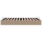 Casa si Gradina - Mobilier - Paturi si accesorii - Paturi - Cadru de pat otoman fara saltea Cappucino piele artificiala, mărime 140x200 cm - Infinity.ro