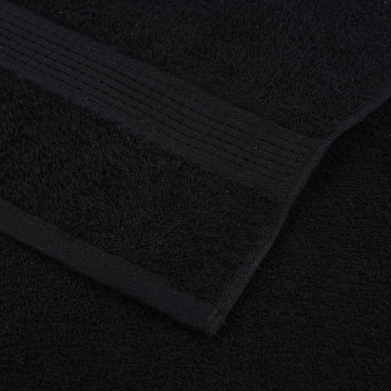 Casa si Gradina - Textile si covoare - Textile baie - Prosoape - Prosoape 4 buc Negru 100x200 cm 360 g/m² 100% bumbac - Infinity.ro