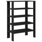 Casa si Gradina - Mobilier - Organizare si depozitare - Organizator incaltaminte - Suport pentru pantofi negru 61x32x87,5 cm Lemn prelucrat - Infinity.ro