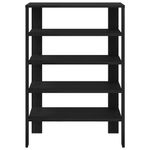 Casa si Gradina - Mobilier - Organizare si depozitare - Organizator incaltaminte - Suport pentru pantofi negru 61x32x87,5 cm Lemn prelucrat - Infinity.ro