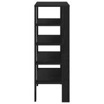 Casa si Gradina - Mobilier - Organizare si depozitare - Organizator incaltaminte - Suport pentru pantofi negru 61x32x87,5 cm Lemn prelucrat - Infinity.ro