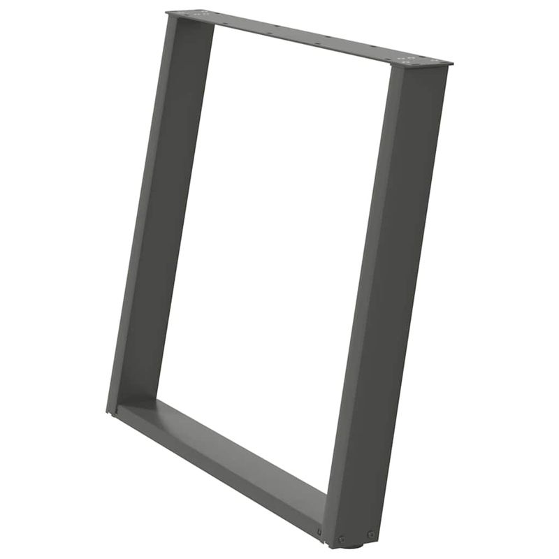 Casa si Gradina - Mobilier - Feronerie si accesorii mobila - Picioare pentru masa in forma de U, 2 buc Antracit Otel, mărime 100x(72-73) cm - Infinity.ro