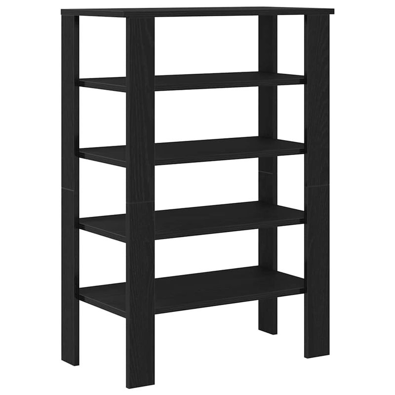 Casa si Gradina - Mobilier - Organizare si depozitare - Organizator incaltaminte - Suport pentru pantofi negru 61x32x87,5 cm Lemn prelucrat - Infinity.ro