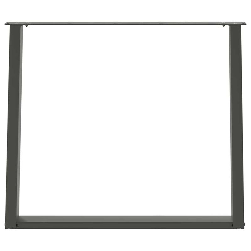 Casa si Gradina - Mobilier - Feronerie si accesorii mobila - Picioare pentru masa in forma de U, 2 buc Antracit Otel, mărime 100x(72-73) cm - Infinity.ro