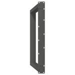 Casa si Gradina - Mobilier - Feronerie si accesorii mobila - Picioare pentru masa in forma de U, 2 buc Antracit Otel, mărime 100x(72-73) cm - Infinity.ro