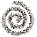 Casa si Gradina - Decoratiuni - Decoratiuni de sezon - Ghirlanda de Craciun cu lumini LED, verde, 5 m, PVC - Infinity.ro