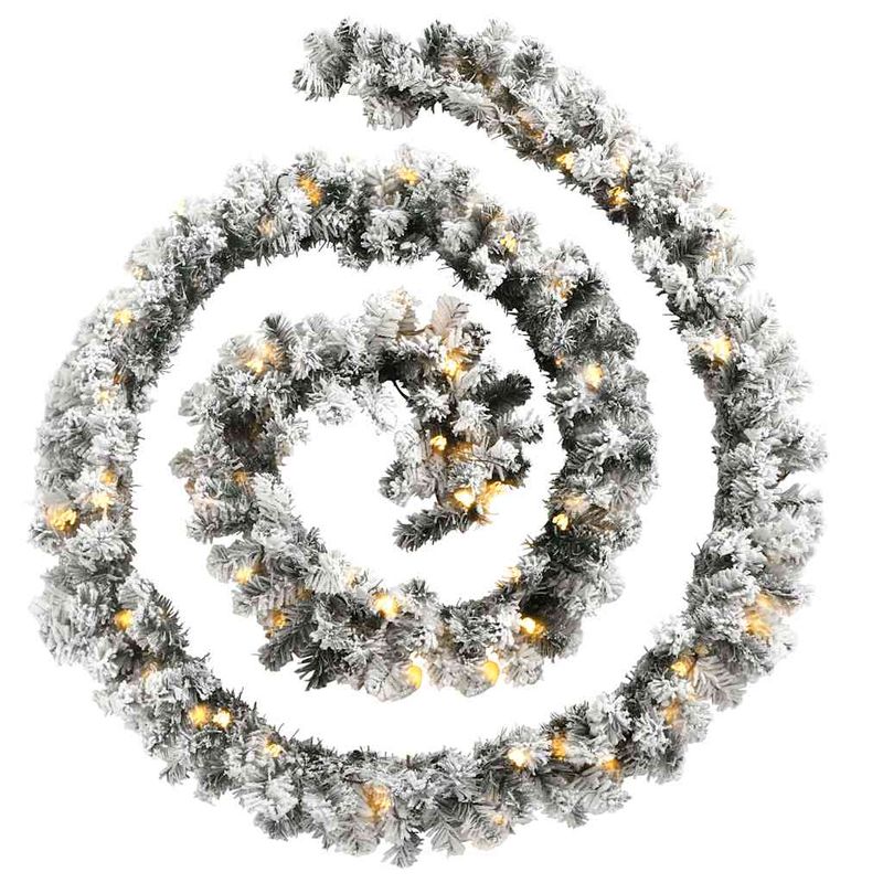 Casa si Gradina - Decoratiuni - Decoratiuni de sezon - Ghirlanda de Craciun cu lumini LED, verde, 5 m, PVC - Infinity.ro