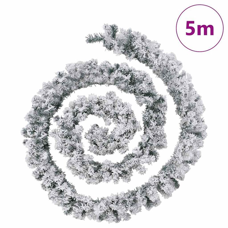 Casa si Gradina - Decoratiuni - Decoratiuni de sezon - Ghirlanda de Craciun cu lumini LED, verde, 5 m, PVC - Infinity.ro