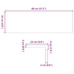 Casa si Gradina - Constructii - Scari si accesorii interioare - Accesorii scari interioare - Trepte de scara 4 buc maro inchis lemn masiv de stejar, mărime 80x25x2 cm - Infinity.ro