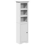 Casa si Gradina - Mobilier - Mobilier baie - Comode baie - Dulap de baie „BODO” Alb 44x30x160 cm - Infinity.ro