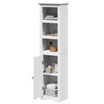 Casa si Gradina - Mobilier - Mobilier baie - Comode baie - Dulap de baie „BODO” Alb 44x30x160 cm - Infinity.ro