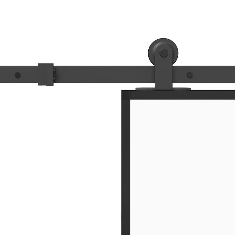 Casa si Gradina - Constructii - Usi interior, exterior si garaj - Usi garaj - Usa glisanta cu set feronerie 102,5x205 cm sticla ESG/aluminiu - Infinity.ro