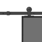 Casa si Gradina - Constructii - Usi interior, exterior si garaj - Usi garaj - Usa glisanta cu set de feronerie sticla temperata si aluminiu - Infinity.ro