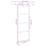 Casa si Gradina - Constructii - Usi interior, exterior si garaj - Usi interior - Usa glisanta cu set de feronerie sticla temperata si aluminiu - Infinity.ro