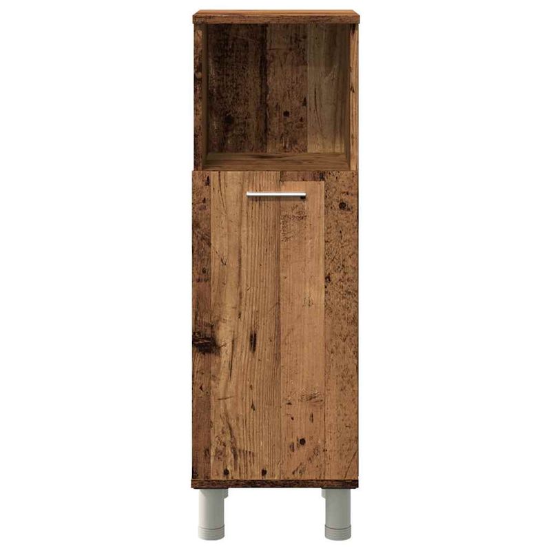 Casa si Gradina - Mobilier - Mobilier baie - Comode baie - Dulap de baie, lemn vechi, 30x30x95 cm, PAL - Infinity.ro