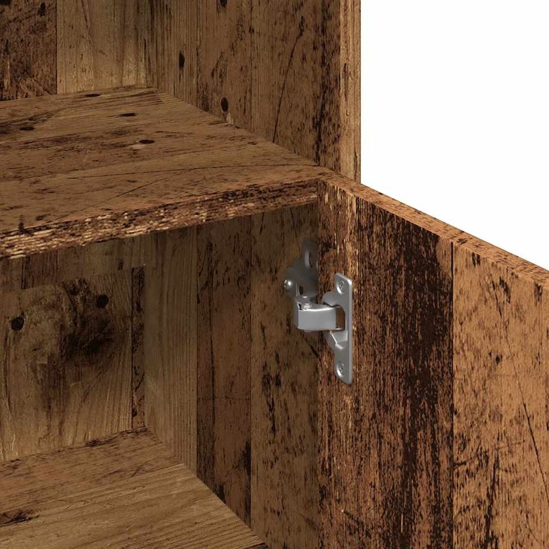 Casa si Gradina - Mobilier - Mobilier baie - Comode baie - Dulap de baie, lemn vechi, 30x30x95 cm, PAL - Infinity.ro