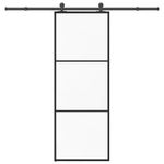 Casa si Gradina - Constructii - Usi interior, exterior si garaj - Usi interior - Usa glisanta cu set feronerie, 76x205 cm, sticla ESG/aluminiu - Infinity.ro