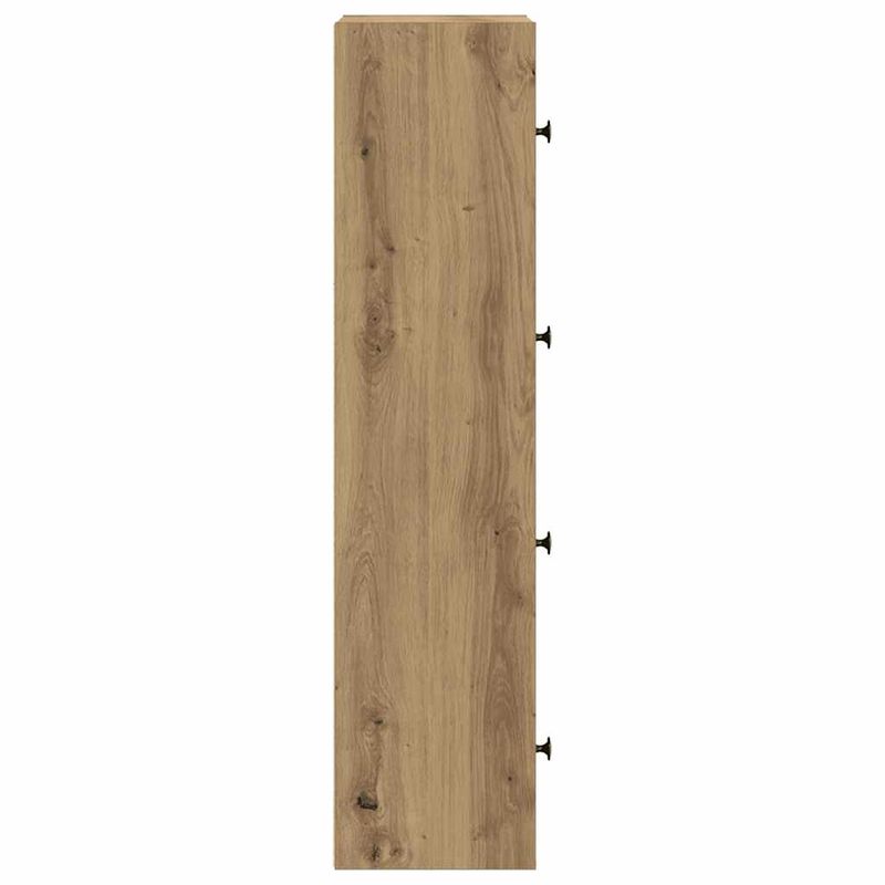 Casa si Gradina - Mobilier - Biblioteci si rafturi - Biblioteci - Biblioteca, stejar artizanal, 40x24x102 cm, lemn prelucrat - Infinity.ro
