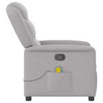 Ingrijire personala si Cosmetice - Sanatate si wellness - Articole wellness - Fotolii de masaj - Scaun de masaj cu tesatura gri nor - Infinity.ro