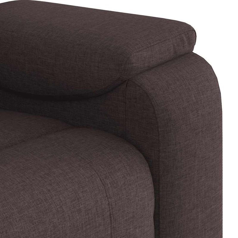 Ingrijire personala si Cosmetice - Sanatate si wellness - Articole wellness - Fotolii de masaj - Fotoliu de masaj rabatabil, maro inchis, material textil - Infinity.ro