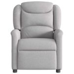Ingrijire personala si Cosmetice - Sanatate si wellness - Articole wellness - Fotolii de masaj - Fotoliu reclinabil electric pentru masaj Cloud Grey Fabric - Infinity.ro