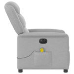 Ingrijire personala si Cosmetice - Sanatate si wellness - Articole wellness - Fotolii de masaj - Fotoliu reclinabil electric pentru masaj Cloud Grey Fabric - Infinity.ro