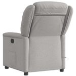 Ingrijire personala si Cosmetice - Sanatate si wellness - Articole wellness - Fotolii de masaj - Fotoliu reclinabil electric pentru masaj Cloud Grey Fabric - Infinity.ro