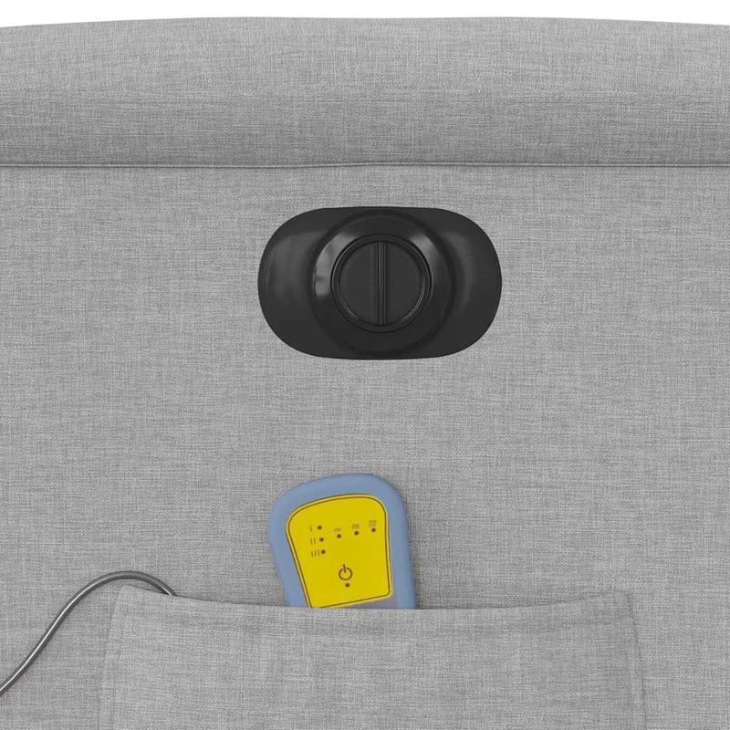 Ingrijire personala si Cosmetice - Sanatate si wellness - Articole wellness - Fotolii de masaj - Fotoliu reclinabil electric pentru masaj Cloud Grey Fabric - Infinity.ro