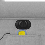 Ingrijire personala si Cosmetice - Sanatate si wellness - Articole wellness - Fotolii de masaj - Fotoliu reclinabil electric pentru masaj Cloud Grey Fabric - Infinity.ro