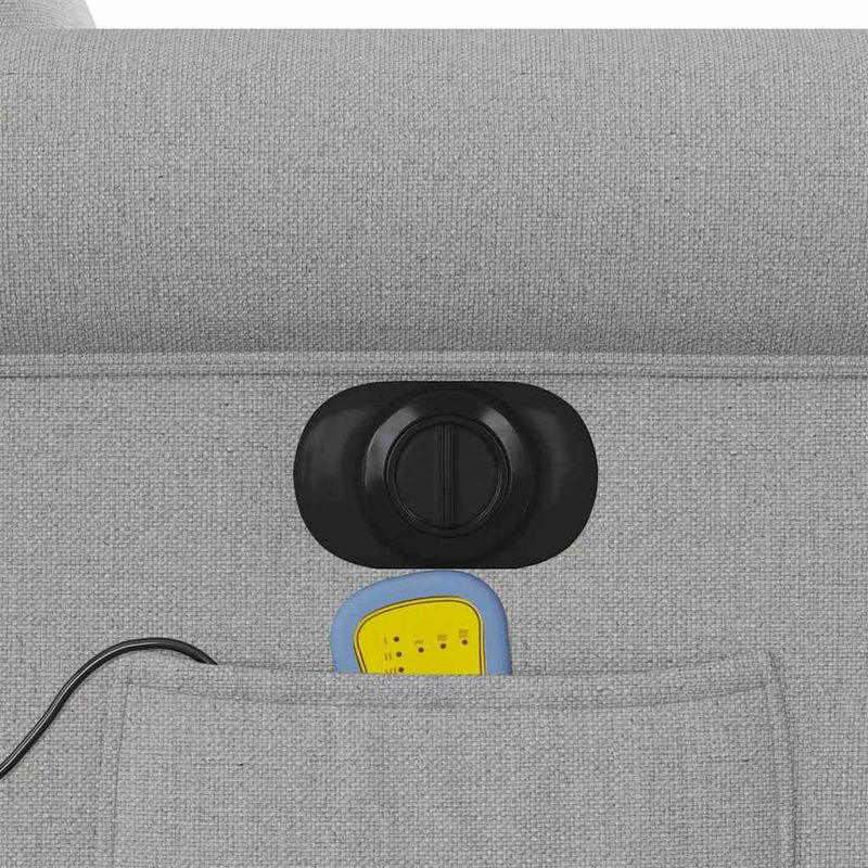 Ingrijire personala si Cosmetice - Sanatate si wellness - Articole wellness - Fotolii de masaj - Fotoliu reclinabil electric pentru masaj Cloud Grey Fabric - Infinity.ro