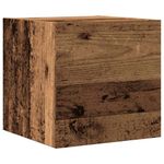 Casa si Gradina - Mobilier - Seturi de mobilier - Seturi living - Set dulap TV 5 piese montat pe perete lemn vechi lemn prelucrat - Infinity.ro