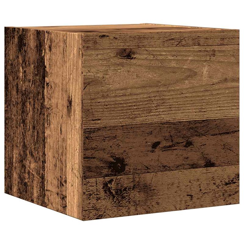 Casa si Gradina - Mobilier - Seturi de mobilier - Seturi living - Set dulap TV 5 piese montat pe perete lemn vechi lemn prelucrat - Infinity.ro